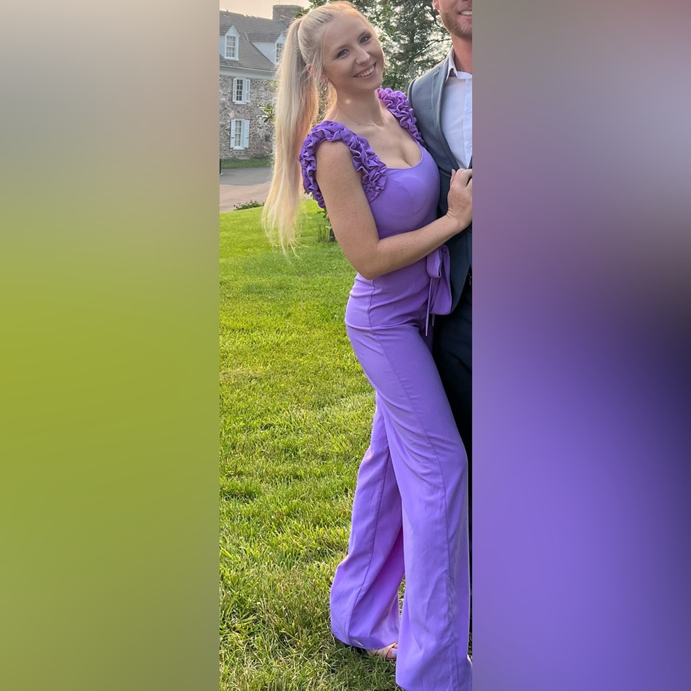 Lilly Pulitzer Purple Wide-Leg Jumpsuit